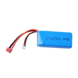Bateria e carregador LiPo para Wltoys, 2S, 7.4V, 3800mAh, 144010, 12428, 124019, 124018, 1/14, 1/10 RC bateria de carro, peças sobressalentes - Image 4