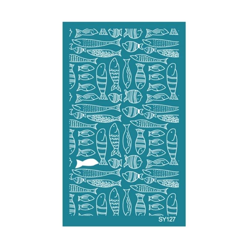 Diy tela seda estênceis geométrico serigrafia ferramenta para impressão argila papel camiseta jóias fazendo - Image 1