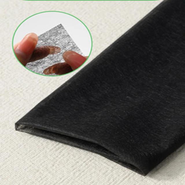 Tecido Adesivo Dupla Face para DIY, Costura e Patchwork - Preto e Branco 1x1m