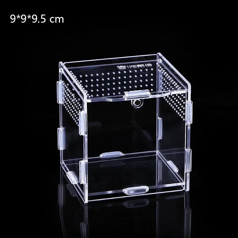 Terrário acrílico transparente para répteis, Caixa de reprodução acrílica, Nano Cage, Tarântula arbórea, Dragão barbado - Image 1