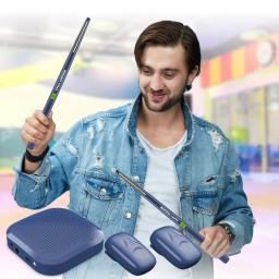 Baquetas elétricas portáteis a ar, pedais eletrônicos virtuais de bateria, profissionais para iniciantes e crianças, adultos - Image 3