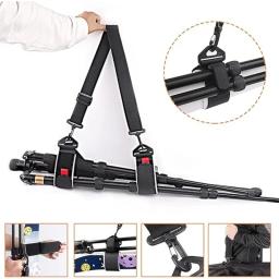 Pólo de esqui transportadora cinta cinto de fixação durável snowboard alça de ombro para skate inverno esportes ao ar livre esquis acessórios - Image 4