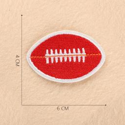 Remendos de futebol bordados ferro em remendos de beisebol futebol adesivos esporte basquete emblema para jeans roupas mochila crachá - Image 5