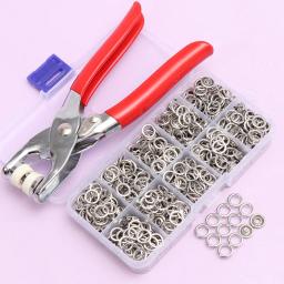 Alicate Ferramenta Metal Snap, DIY Artesanato Suprimentos, Botão De Costura, Kit de Fixação Espessada para Instalar Sacola e Roupas, 400-1200Pcs - Image 6