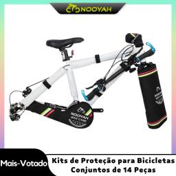 NOOYAH Kits de Proteção para Bicicletas Conjunto de Proteção para Quadro de Bicicleta Acessórios de Transporte para Bicicleta de Estrada MTB Ferramenta de Transporte Capa para Garfo, Corrente e Manivela de Bicicleta - Image 1