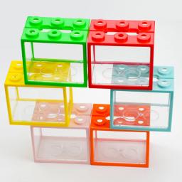 LED Light Box para Mini Aquário, Cilindro de Aquário, Réptil e Pet, Paisagem Empilhável, Algas Marinhas para Decoração de Casa e Escritório - Image 3