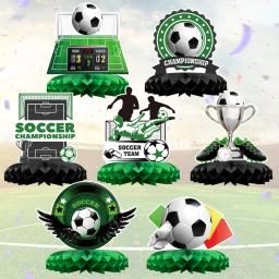 Honeycomb Theme Birthday Party Decorações, Labirinto Futebol Jogo, Fontes De Festa De Esportes, Ornamentos De Futebol - Image 1