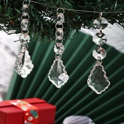 10 peças de contas de cristal acrílico adornam o candelabro guirlanda casamento pendurado cristal - Image 4