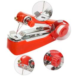Mini máquinas de costura portáteis para bordados, ferramentas manuais, acessórios manuais, roupas úteis - Image 5