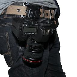 Carregamento rápido coldre cabide, fivela botão universal, montagem câmera acessórios, cinto para todas as câmeras DSLRs - Image 3