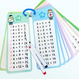 Cartões de Treinamento Matemáticos para Crianças, Ensinando Aids, Self Check, Sala de Aula, Home Learning, Professor, Montessori, 60 pcs - Image 4