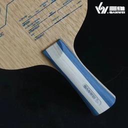 Original sanwei cc tênis de mesa lâmina 5 madeira + 2 carbono off ++ treinamento sem caixa raquete ping pong bat paddle tenis de mesa - Image 4