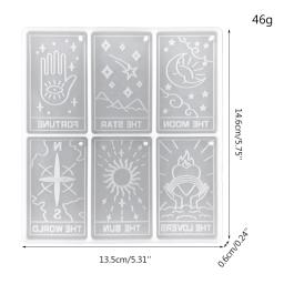 Molde resina silicone, molde tarô para fundição resina, moldes epóxi silicone para faça você mesmo - Image 6