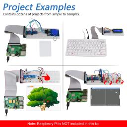 Freenove-rfid starter kit for raspberry pi, 5, 4, b, 3, b + 400, 541 page Tutorial, Python, C, Java Scratch, 204 Itens, 97 projetos - Image 4
