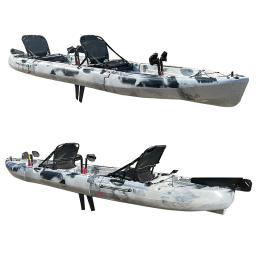 Caiaque de pesca modular para esportes aquáticos, caiaques de emenda, três seções, pesca oceânica, caiaque para esportes aquáticos - Image 6