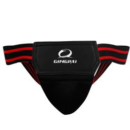 Venda quente adulto masculino vermelho mma virilha protetor tkd karate virilha guarda criança masculino protetor da virilha kick boxing proteção jockstrap - Image 1