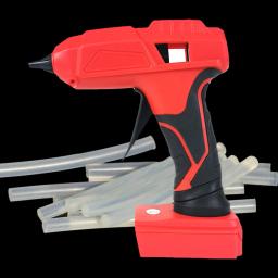 Pistola de cola portátil industrial, Pistola de cola quente para artesanato, DIY e reparos, Pré-aquecimento rápido, 100W, 5pcs cola varas - Image 3