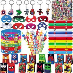 Super-herói Avengers Birthday Party Supplies, Pulseiras, Adesivos, Máscara para Crianças, Menino Pinata, Goody Bag Fillers, Super Hero Party Favors - Image 1