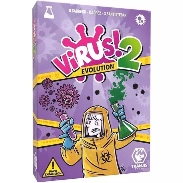 Jogo de Tabuleiro Virus: Diversão em Família com Cartas em Espanhol, Inglês e Francês para Festas