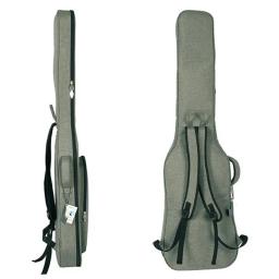 Saco de Baixo Saco de Absorção de Choque para Baixo Eléctrico 119,5x34x7cm Saco de Baixo Eléctrico Saco de Baixo Eléctrico à prova de água Saco de Baixo Eléctrico 4-6 Cordas Saco de Baixo Eléctrico cor cinzento e Casta - Image 3