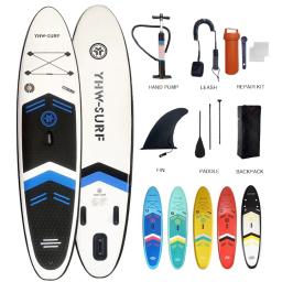 Inflável Stand Up Paddle Board, antiderrapante SUP Board, prancha de surf, bomba de ar, saco de transporte, barco em pé, Wakeboard, Longboard - Image 1