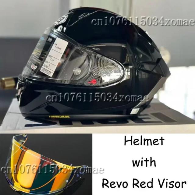 Shoei X-Fifteen Capacete de Motocicleta de Rua de Rosto Inteiro Preto X-15
