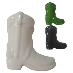 Suporte cerâmico do fósforo com o atacante, boot do vaqueiro em forma, caixa do fósforo, estilo boho, jarra do fósforo, suporte criativo, lareira, decoração home - Image 4