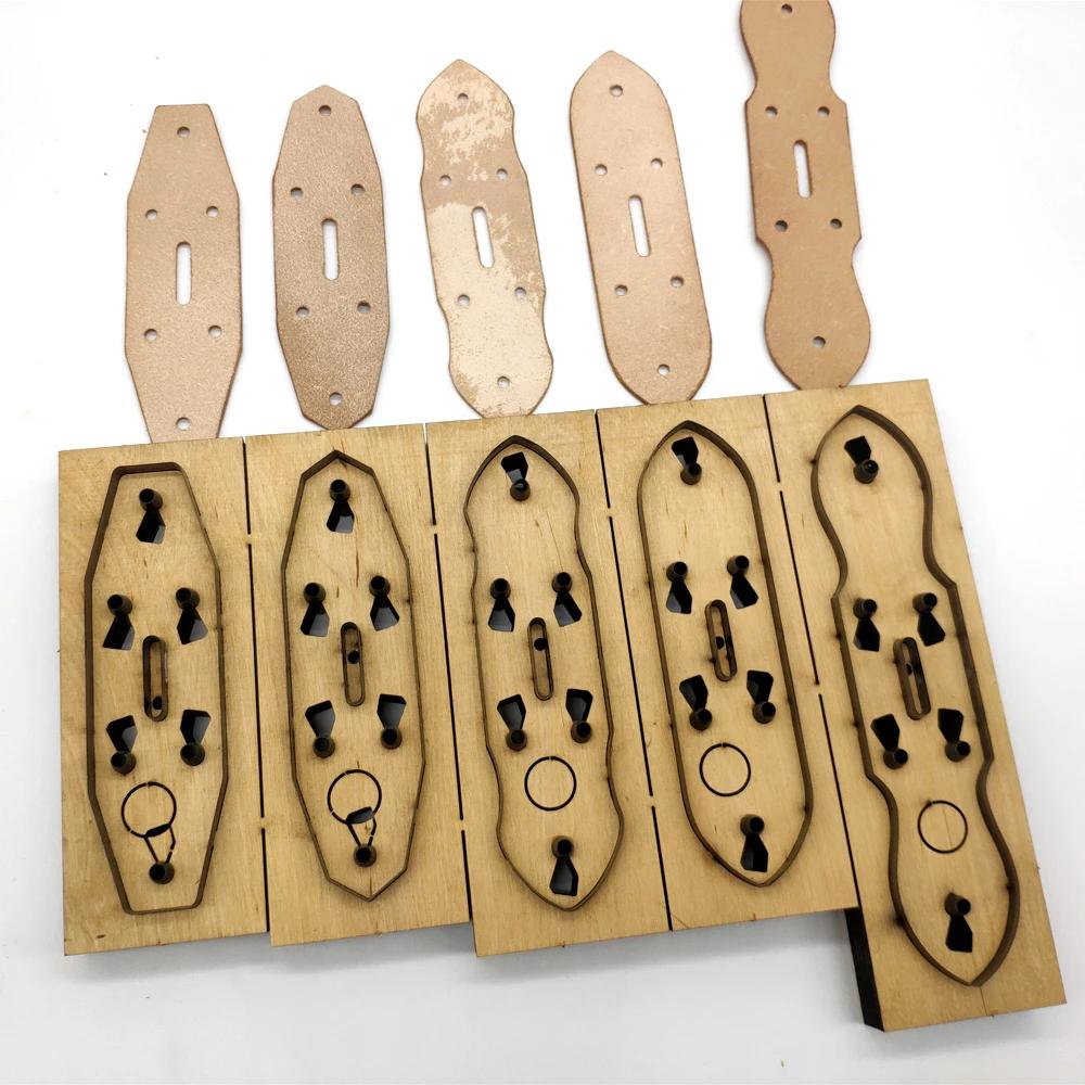 Artesanato de couro diy cinto de couro connectted parte forma de modelagem de corte morre cortador faca molde mão soco ferramenta - Image 1