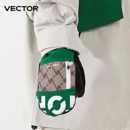 Vector feminino masculino ao ar livre placa dupla snowboard kevlar impermeável resistente ao desgaste luvas semi destacáveis 3m algodão - Image 5