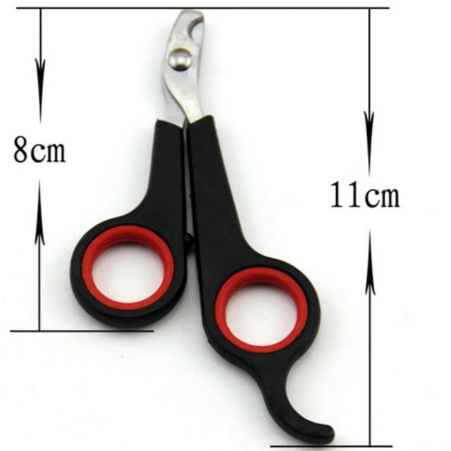 Aparador de Unhas para Animais de Estimação, Tesoura Multifunções para Cães, Gatos e Coelhos - 11cm