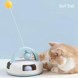 Tênis de mesa multifuncional com bola catnip, brinquedo de gravidade para gato, Teasing Pet Supplies, Turntable Stick - Image 1