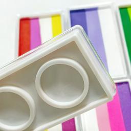 Facepaint-Rainbow Color Face Paint, arte profissional, maquiagem Facepainting, suprimentos de pintura corporal à base de água para crianças, 20g - Image 2