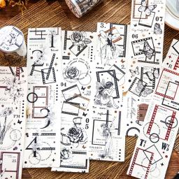 Fita adesiva decorativa adesiva, adesivos japoneses de papel DIY, Soft Dreams Scrapbooking, 1pc - Image 2