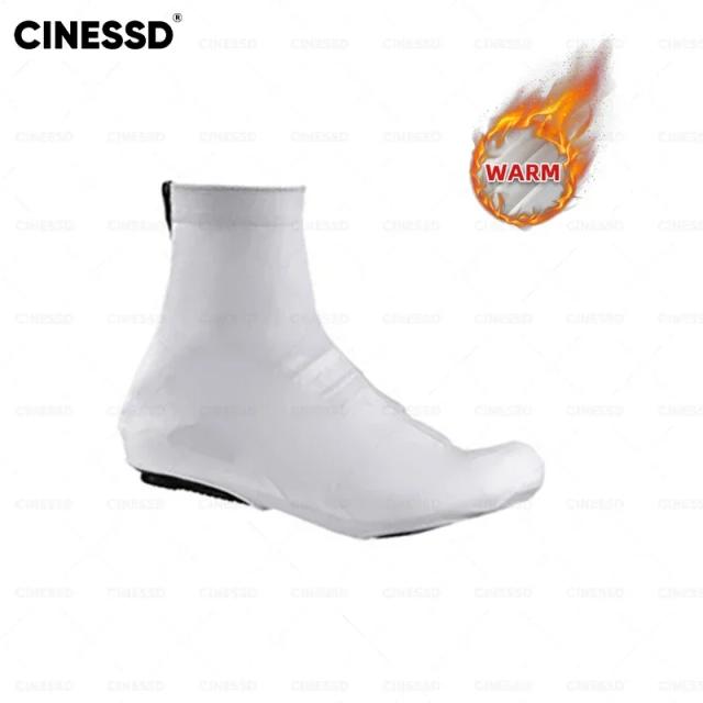 Capa de Calçado para Mountain Bike em Lã Quente para Homens e Mulheres - Ideal para Esportes de Inverno