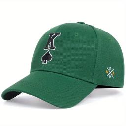 Boné de beisebol masculino e feminino, chapéu snapback chapéu de sol, boné esportivo, rei de póquer, chapéu hip hop cabido, primavera, outono - Image 2