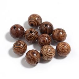 30-100pcs 6-15mm Contas De Madeira Naturais para Fazer Jóias Encantos Colar Bead para Artesanato DIY Fazendo Pulseira Acessórios - Image 4