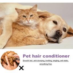 Condicionador de cabelo para cães e gatos, promove o crescimento do cabelo, não atado, suavizar a hidratação, alívio da coceira, creme de cabelo, limpeza - Image 6