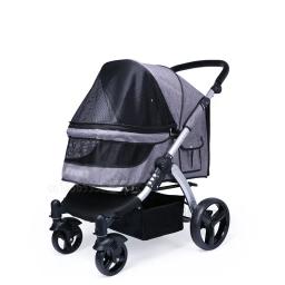 Dobrável Desativado Big Dog Trolley, 4 rodas impermeável Oxford pano carrinho de gato, Liga de alumínio Pet Carrier, Bearing 50kg - Image 4
