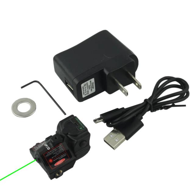 Laser Recarregável Verde e Azul para Pistolas LS-L3 17, 18, 19, 21, Urus, CZ