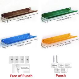 Parede Acrílica Cor Prateleira Pendurada, Cremalheira De Armazenamento De Plexiglás, Adesivo Grosso Forte, Soco Livre, Soco, Banheiro, Banheiro, Cozinha, 3mm - Image 2