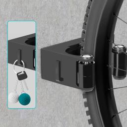Clipe de parede da bicicleta ajustável montagem rack mtb estrada armazenamento pendurado gancho titular ciclismo estacionamento fivela na garagem casa - Image 5