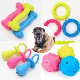 Cão brinquedos para cães pequenos indestrutíveis cão brinquedo dentes limpeza mastigar treinamento brinquedos para animais de estimação suprimentos - Image 2