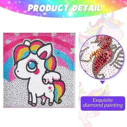DIY Diamond Art Dots Kits de pintura para crianças, artesanato animal para meninas e meninos, 5D Diamond Gem, pintura por número, presentes de aniversário, brinquedos - Image 3
