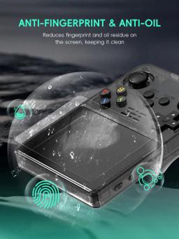 Protetor de tela para console de jogos r36s, proteção de vidro temperado para r36s r35s rgb20s, acessórios de filme de vidro antiarranhões - Image 4