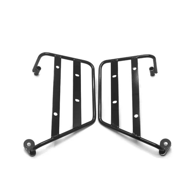 Suporte para Bagageira de Motocicleta Side Saddlebag - Acessórios Compatíveis com HONDA Cross Cafe CC110 e Proteção Anti-Rubbing para Pneus