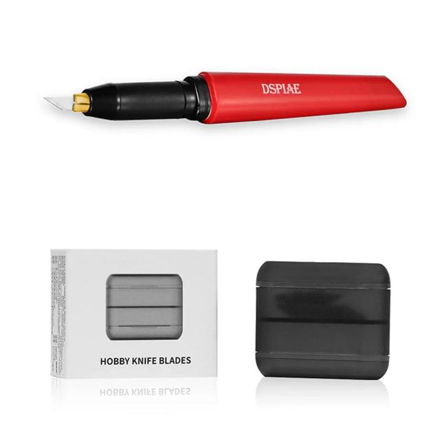 Conjunto de Faca de Precisão Dspiae PT-DK para Modelismo com 20 Lâminas e Ferramentas de Corte para Projetos DIY em Plástico e Modelos Militares