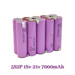 2025new 20a 18650 35e 3500mah 7000mah 3s4s 5S 6S 8S 7.4v 12.6v 14.8v 18v 25.2v 29.6v para baterias de chave de fenda bateria de solda - Image 6