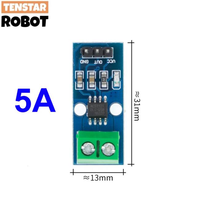 Sensor de Corrente para Arduino: Módulo ACS712-5A, 20A e 30A para Monitoramento de Salão