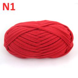 Fio da camiseta de qjh, tricot da camiseta do algodão, jérsei da tela, fio macio do algodão, fio chunky de crochê de jresey, fio de espaguete - Image 6