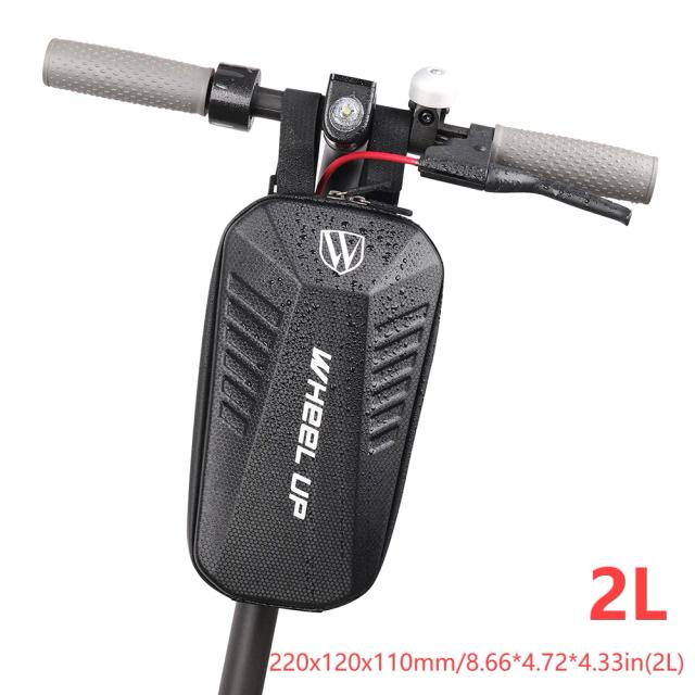 Saco Dianteiro Impermeável para Trotinete Elétrica M365 PRO 2 - Bolsa EVA Hard Shell Reflexiva com Suspensão e Estrutura de Armazenamento de 1-4 Litros